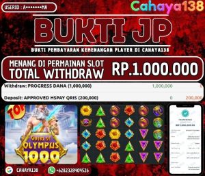 Bukti Kemenangan Cahaya138