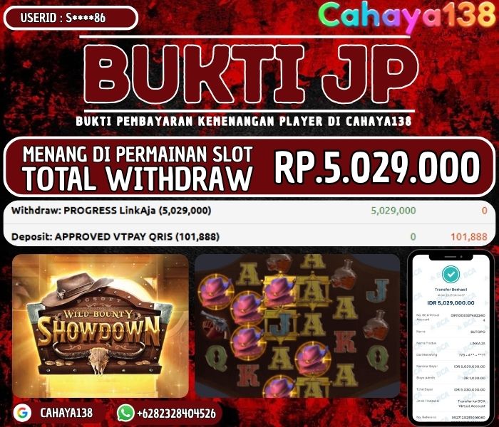 Bukti Kemenangan Cahaya138