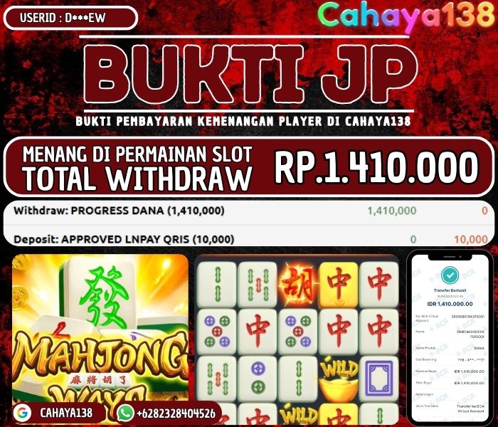 Bukti Kemenangan Cahaya138