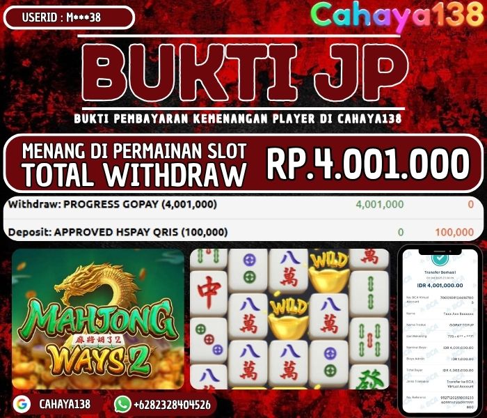 Bukti Kemenangan Cahaya138
