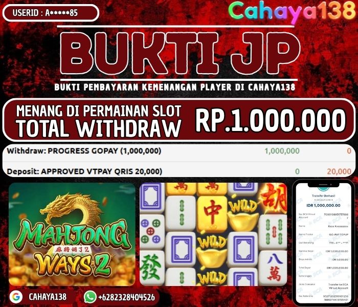 Bukti Kemenangan Cahaya138