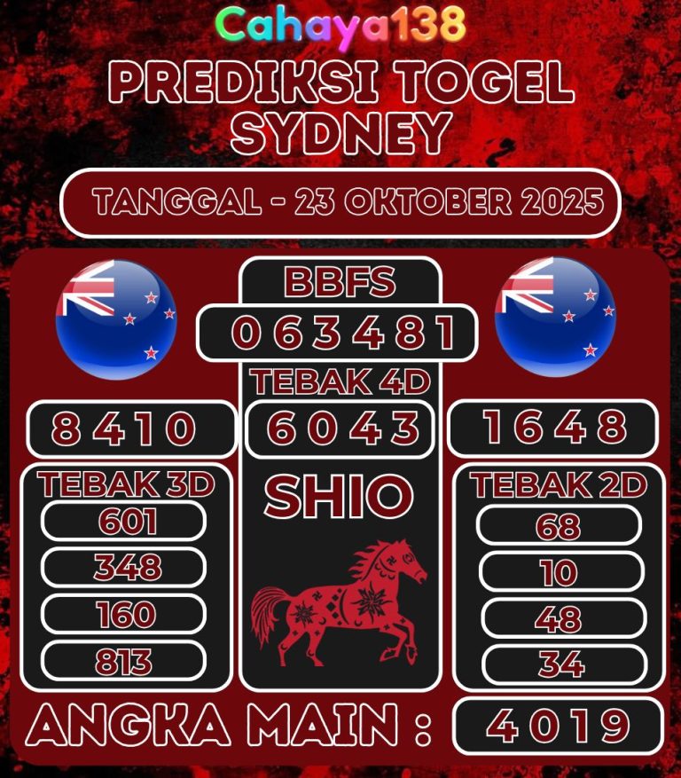 Prediksi Togel Jitu Cahaya138
