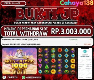 Bukti Kemenangan Cahaya138