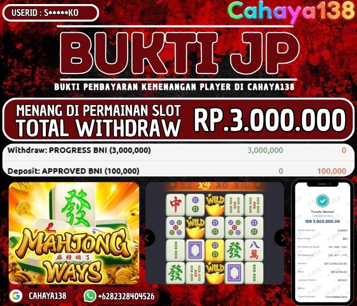Bukti Kemenangan Cahaya138
