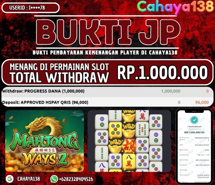 Bukti Kemenangan Cahaya138