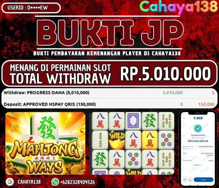 Bukti Kemenangan Cahaya138