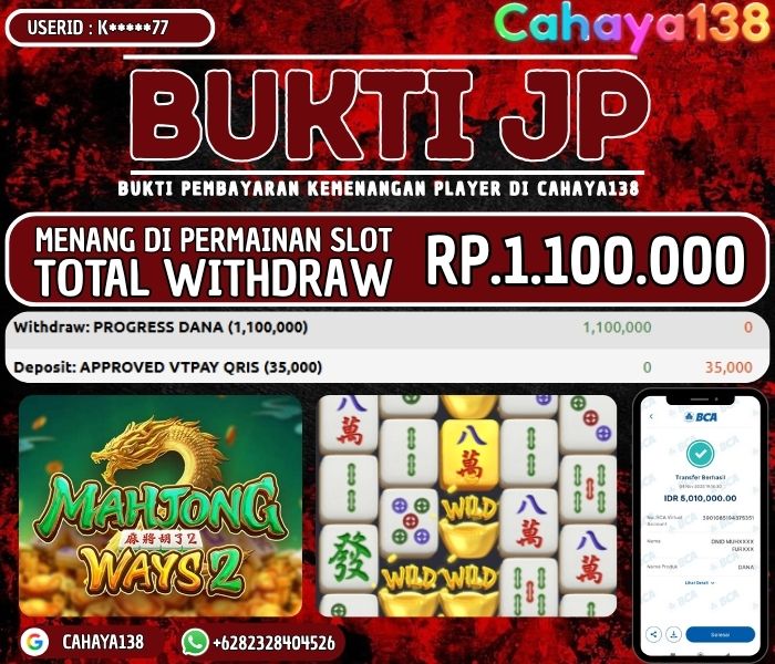 Bukti Kemenangan Cahaya138