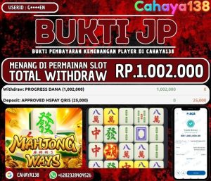 Bukti Kemenangan Cahaya138