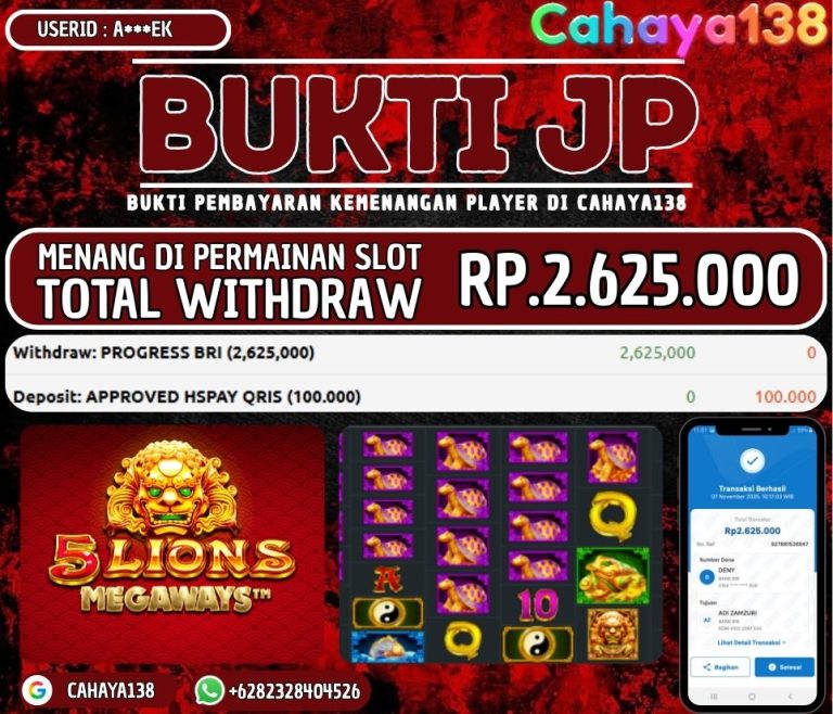 Bukti Kemenangan Cahaya138