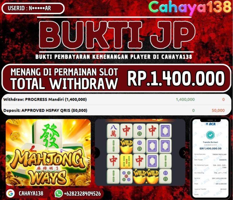 Bukti Kemenangan Cahaya138
