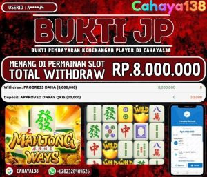 Bukti Kemenangan Cahaya138