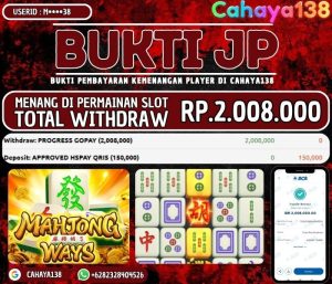 Bukti Kemenangan Cahaya138