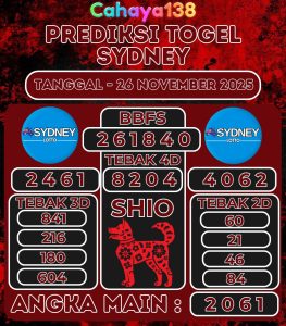 Prediksi Togel Jitu Cahaya138