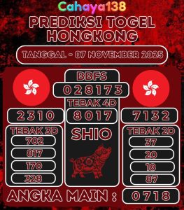 Prediksi Togel Jitu Cahaya138