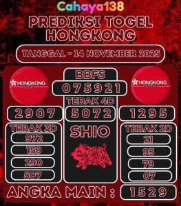 Prediksi Togel Jitu Cahaya138