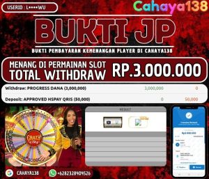 Bukti Kemenangan Cahaya138