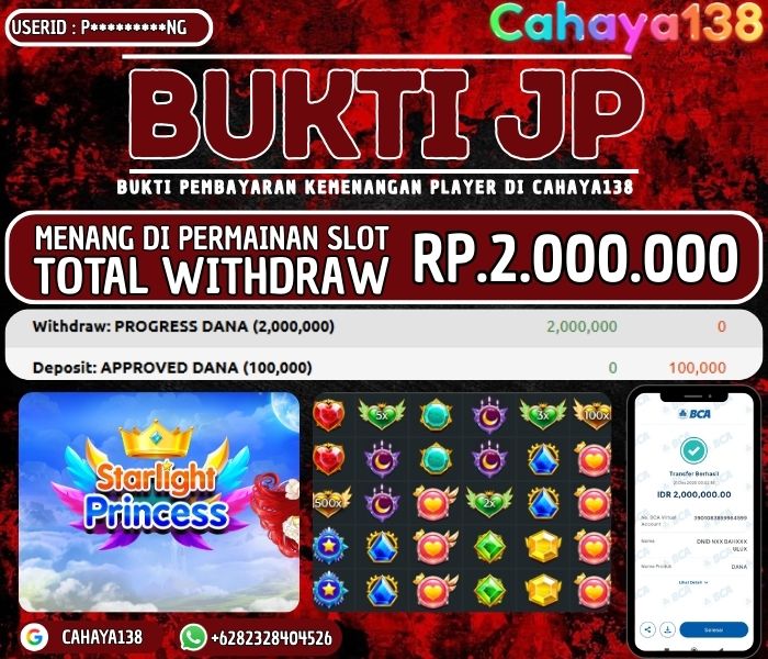 Bukti Kemenangan Cahaya138