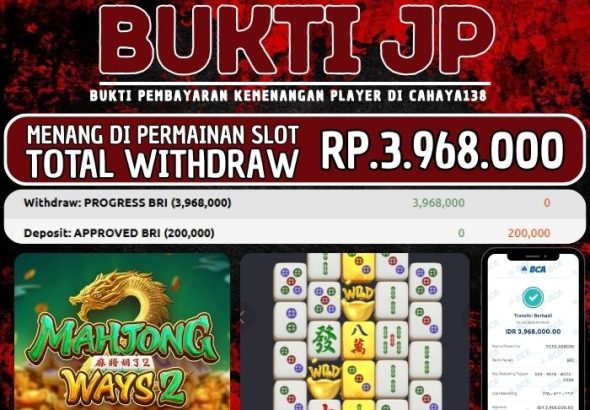 Bukti Kemenangan Cahaya138