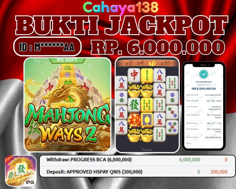 bukti kemenangan cahaya138